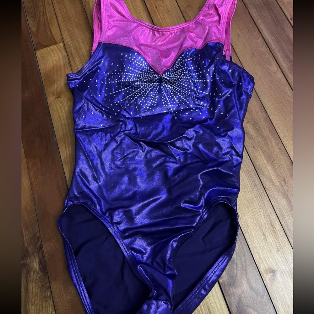 purple leotard very pretty